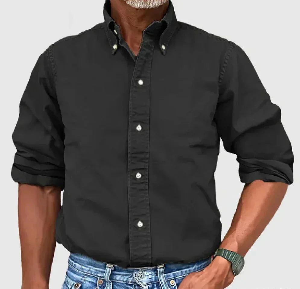 Andrés | Camisa Clásica de Cuello alto