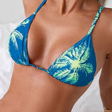 Bikini con Tirantes Espagueti de Cintura Baja