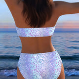 Bikini Impreso Leopardo Bandeau