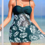 Tankini Sexy Impreso de Malla