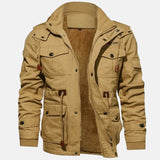 García | Chaqueta Invierno Para Hombre Con Forro Caliente
