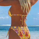 Bikini Colorido con Estampado