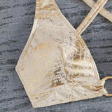 Bikini Diseño Boucle Metal