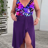 Maillot de baño Impreso Floral Colorido