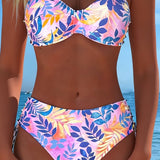 Impresión de Bikini Bralette Hoja