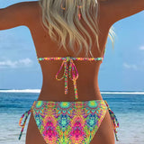 Bikini Colorido con Estampado