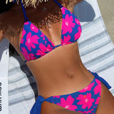 Bikini de Dos Piezas con Estampado Floral