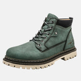 Xavier | Botas de Tobillo Cordones y Suela Rugosa