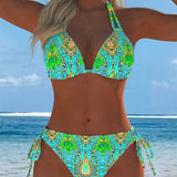 Bikini Colorido con Estampado