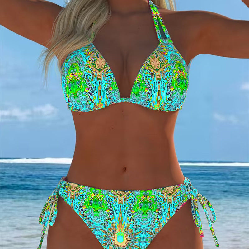 Bikini Colorido con Estampado
