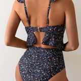 Bikini Petit Floral Volanté