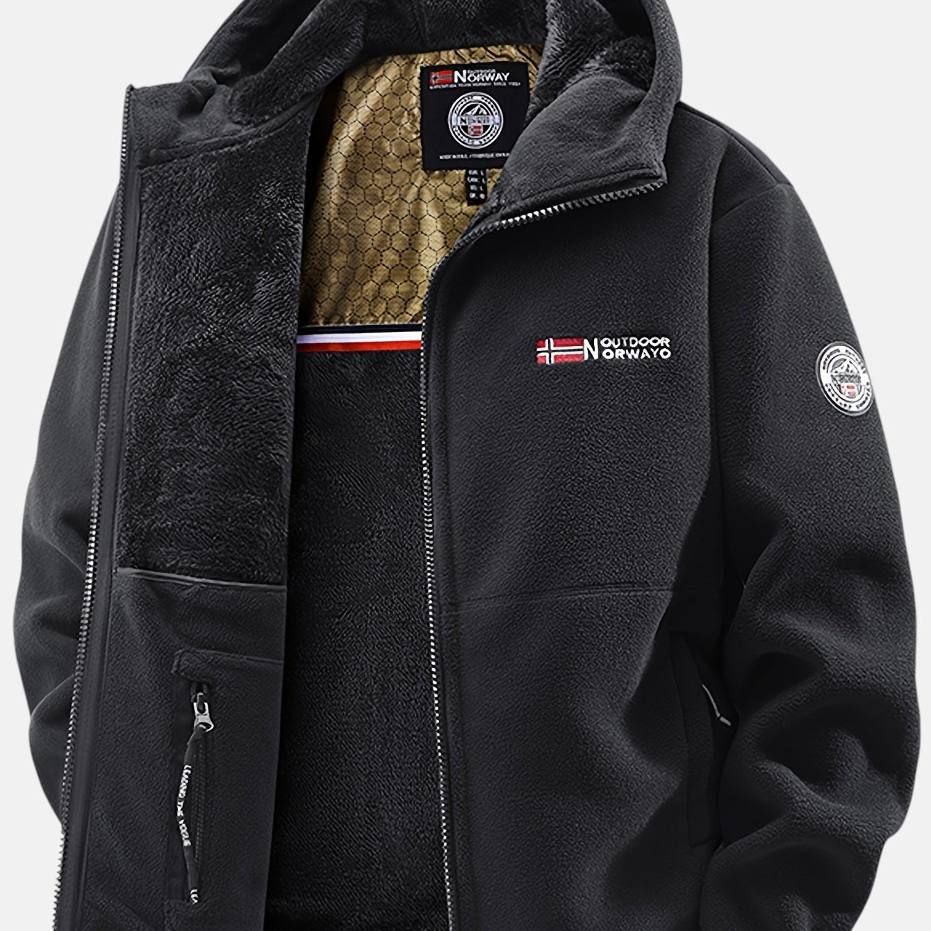LUIS | CHAQUETA DE INVIERNO TÉRMICA DE FORRO POLAR
