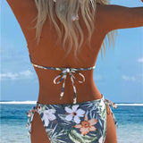 Bikini A La Moda Floral Impreso