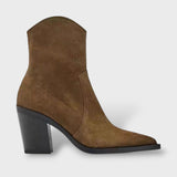 Botines de Ante Marrones Mujer