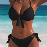 Bikini Sexy Unie Halter