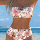 Bikini Bandeau Impreso