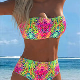 Bikini Bandeau Impreso