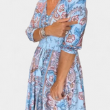 Dunya Vestido Casual de Verano con Escote en V