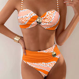Bikini Sexy Tirantes Impresos