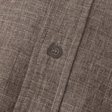 Daniel | Camisa de algodón lisa con botones