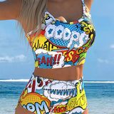 Bikini Casual Vacaciones con Tirantes