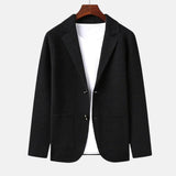 Rodrigo | Cárdigan Estilo Blazer con Bolsillos de Parche