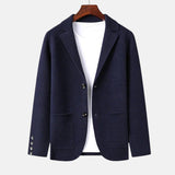 Rodrigo | Cárdigan Estilo Blazer con Bolsillos de Parche