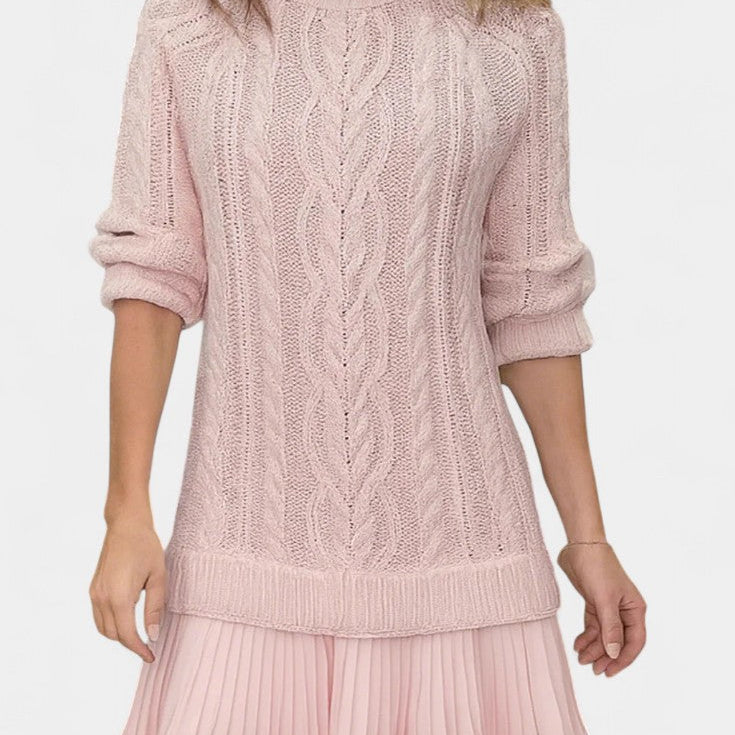 Daina Vestido Mini de Punto con Forma Retorcida