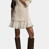 Daina Vestido Mini de Punto con Forma Retorcida