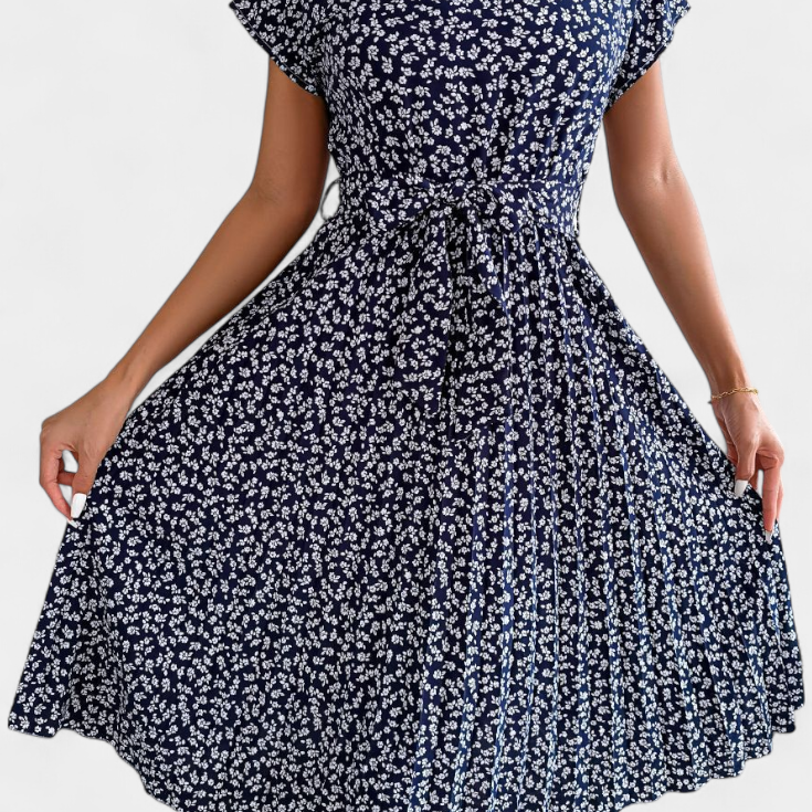 Galilea Vestido Midi Floral de Inspiración Campestre