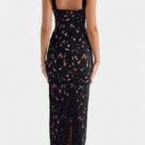 Vasanta Vestido Largo Festivo con Tirantes de Lazo