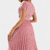 Galilea Vestido Midi Floral de Inspiración Campestre