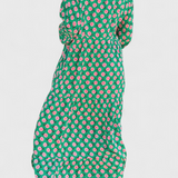 Aroa Vestido Boho con Estampado Artístico y Silueta Fluida