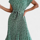 Galilea Vestido Midi Floral de Inspiración Campestre