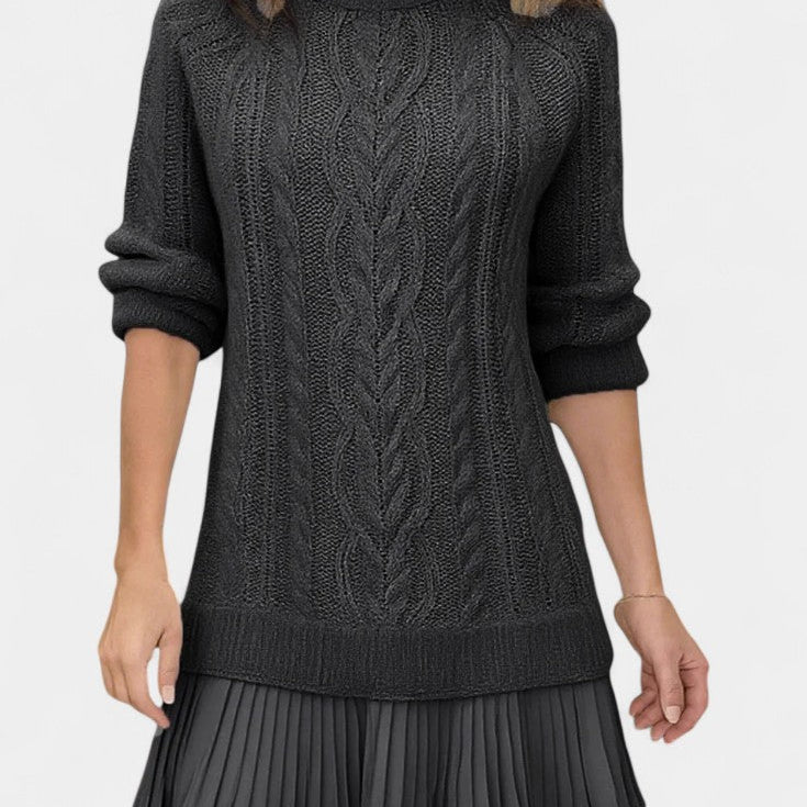 Daina Vestido Mini de Punto con Forma Retorcida