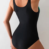 Bañador de Una Pieza Coupe-De-Couleur Sport
