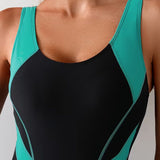 Bañador de Una Pieza Coupe-De-Couleur Sport