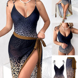 Conjunto de falda de playa y bañador de una pieza