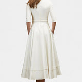 Nylah Vestido Midi A-Line de Encanto Vintage