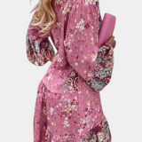Vera Vestido Mini A-Line Floral Boho
