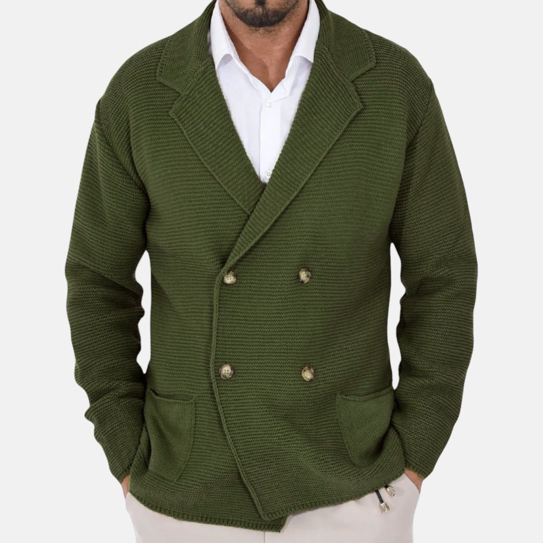 David | Cárdigan Botonadura y Solapa de Blazer