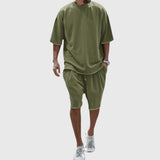 Mateo | Conjunto con camiseta y pantalón corto informal